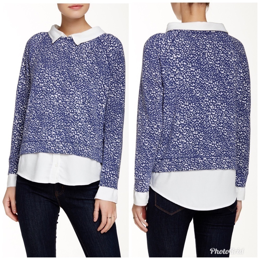 Soft Joie Keala Raglan Sweatshirt in Peacoat XS